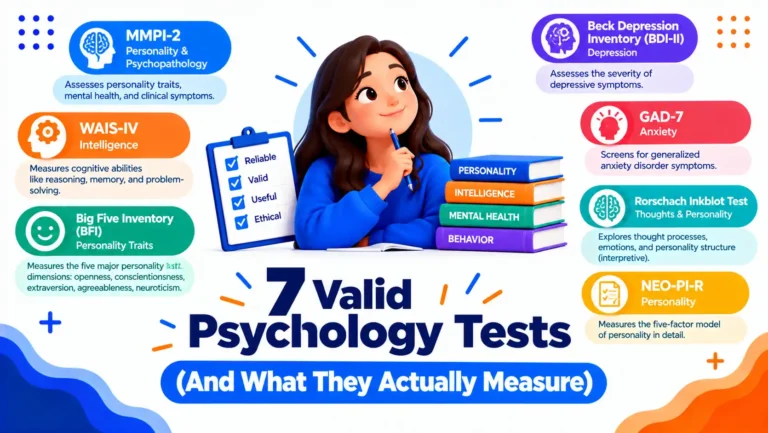 7 Valid Psychology Tests (And What They Actually Measure)